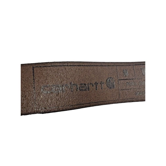 Carhartt Men M Leather Brown Work Belt Utility Outdoor - Picture 7 of 10